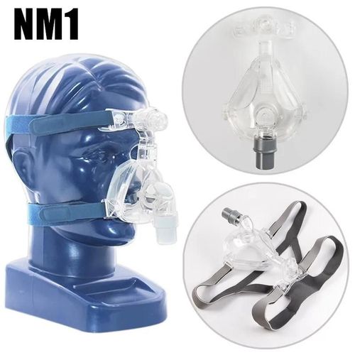 Nm1 - M - Masque Nasal Bmc Pour Toutes Les Tailles, Avec Couvre-Chef Et Coussins Sml 3 Tailles, Cpap Et Apap Automatique, Apne Du Sommeil