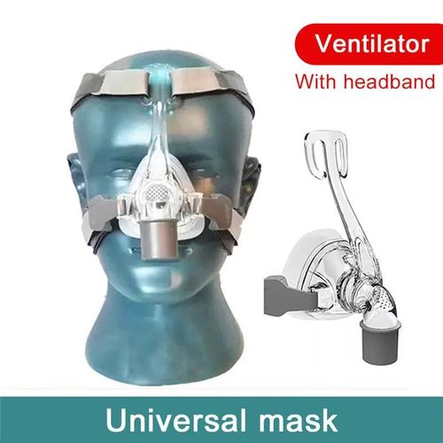 Nm4 - L - Masque Facial Bmc Cpap Automatique, Avec Couvre-Chef Gratuit, Blanc Pour Apne Du Sommeil, Osahs Osas Ronflements