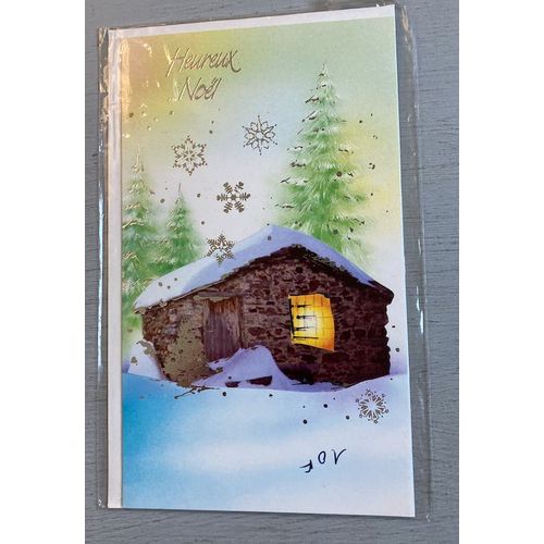 Nol : 1 Carte Avec Enveloppe (Sous Cellophane D'origine) + 5 Cartes Postales & Carte Postale Pour Envoyer Ta Liste De Cadeaux Au Pre Nol (N'ont Jamais Circul, Aucune Correspondance)