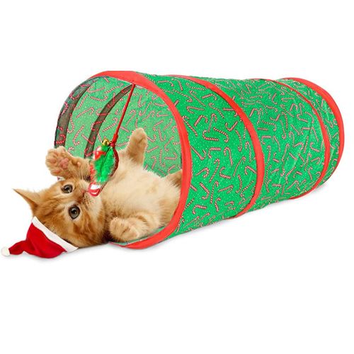 Nol Jouet Chat, Jeux Chaton Interactif Tunnel, Cadeau De Nol Pour Chat