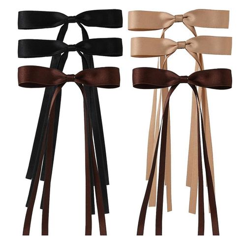 Noeud De Cheveux Pour Les Femmes, Dots Hair Bows Pour Les Filles, Chane Arcs Pour Les Cheveux, Pinces  Cheveux Noeud Avec Queue, Pinces  Cheveux Pour Les Femmes C