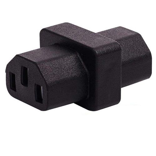 Noir 10A/16A cuivre IEC320 C5 C6 C7 C8 C9 C13 C14 C15 C19 C20 C21 lectrique AC prise PDU chssis serveur prise convertisseur - Type C13 To C13-PDU Plug