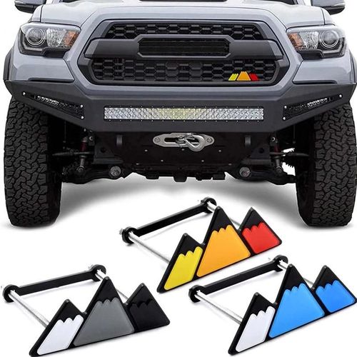 Noir - 3 Couleurs Calandre Emblme Pour Toyota Trd Tacoma Tundra 4runner Highlande Rav4 Bande De Grille D'entre D'air Auto Accessoires