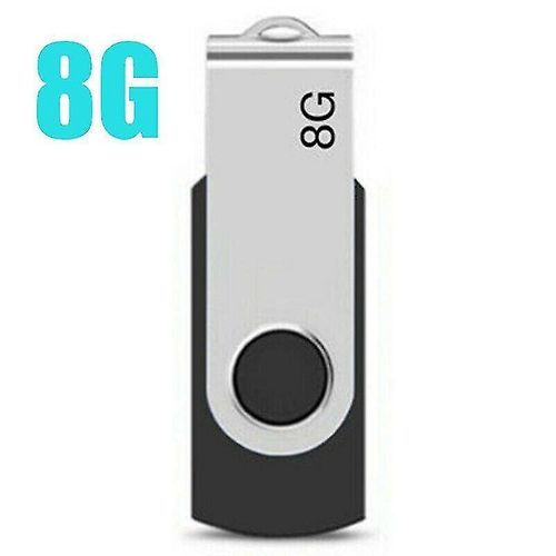 Noir-8 Go USB Flash Memory Drive 2.0 haute vitesse Stick Pen Thumb stockage de donnes