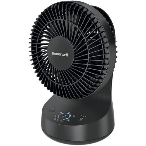 Noir Air Purifiers and Fans QuietSet Ventilateur sur pied oscillant, noir  Ventilateur individuel ou pour petite pice, quip d'une fonction silencieuse et de 5 niveaux de puissance  HTF337BE