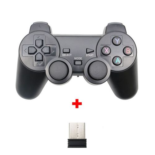 Noir Avec Adaptateur - Android Wireless Gamepad For Android Phone/Pc/Ps3/Tv Box Joystick 2.4g Usb Joypad Game Controller For Xiaomi Smart Phone