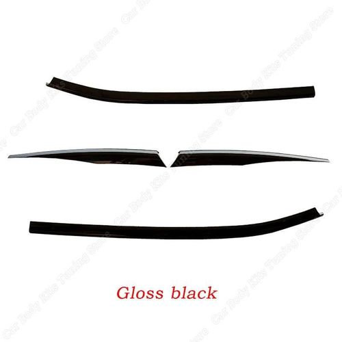 Noir Brillant - Bande De Moulage De Calandre Centrale En Maille De Pare-Chocs Avant, Noir Brillant, Accessoires De Voiture Pour Vw Tiguan, Mk2, Rline 2017, 2018, 2019, 2020, 2021
