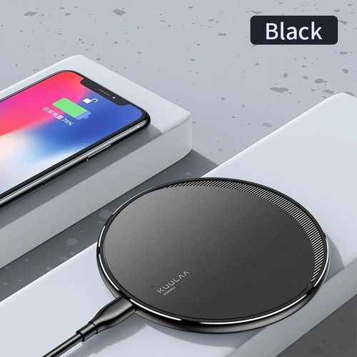 Noir - Chargeur Sans Fil Qi Pour Iphone 13 12 11 Pro X Xr Xs Max 10w, Charge Rapide Sans Fil Pour Samsung S10 S9 S8, Coussinet De Chargement Usb
