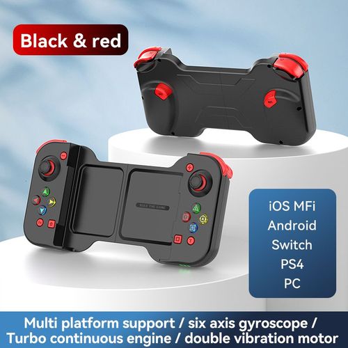 Noir D5 - Manette De Jeu Portable De Type C, Non Bluetooth, Support De Tlphone Tlescopique, Manette De Jeu
