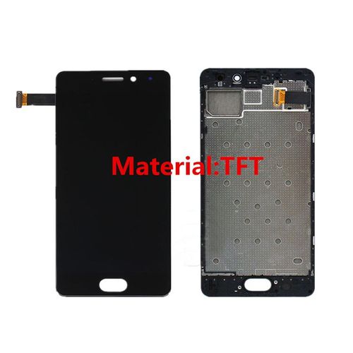 cran Tactile Tft Lcd Digitizer Assemble Avec Cadre Pour Meizu Pro 7 Noir