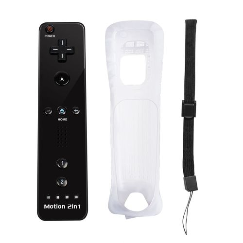 Noir - Ensemble 2 En 1 Pour Console Nintendo Wii, Manette De Jeu Sans Fil, Tlcommande Dahchuck, Manette, Manette, Motion Plus En Option