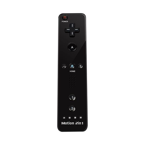 Noir - Manette De Jeu  Distance Sans Fil Dahchuck, Manette De Jeu Pour Nintendo Wii Et Wii U, 2 En 1, Motion Plus En Option, Contrleur De Jeu Vido