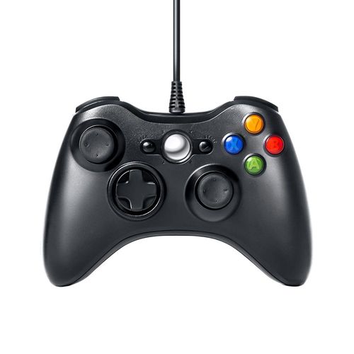 Noir - Manette De Jeu Filaire Usb Microsoft Pour Xbox 360, Manette De Jeu, Manette De Jeu, Manette De Jeu, Pc, Tlphone Portable, Console