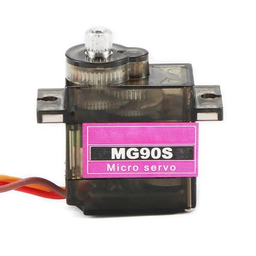 Noir - Micro servomoteur servo moteur SG90 9g MG90S, Mini engrenage mtallique RC, Micro Servo testeur numrique pour RC pour RC 250 450 hlicoptre avion bateau Robot