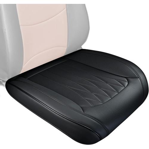 Noir Noir Housse De Sige Auto, Protection De Sige | Housse De Protection En Cuir Pu Pour Voiture - Housse De Sige Conducteur Impermable Et Antidrapante Pour Voitures, Camions, Suv, Camping-Cars