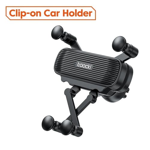 Noir - Toocki-Support De Tlphone De Voiture Par Gravit, Rotation  360 , Grille D'aration, Support Gps, Support Pour Iphone, Samsung, Xiaomi