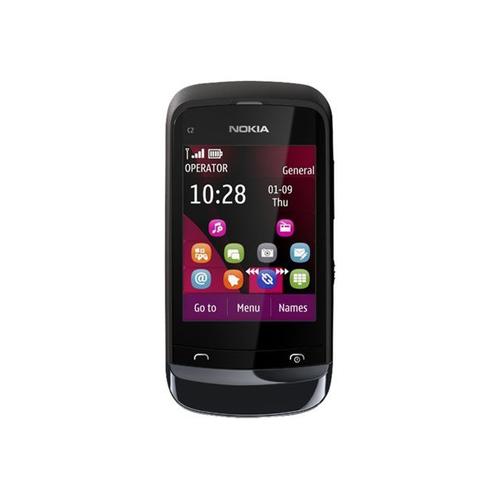 Nokia C2-02 Noir chrom