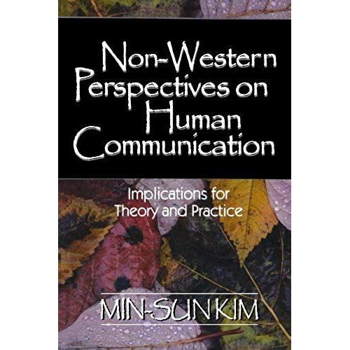 Non-Western Perspectives On Human Communication   de Min-Sun Kim  Format Reli 