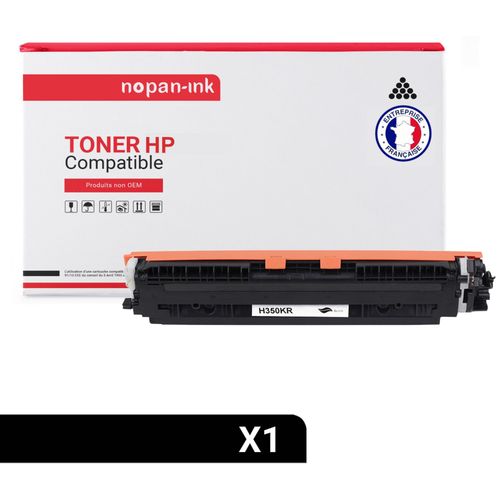 Nopan-Ink - X1 Toner - Cf350a 130a (Noir) - Compatible Pour Hp Color Laserjet Pro Mfp M176 Hp Color Laserjet Pro Mfp M177fw Hp Color Laserjet Pro Mfp M176 Hp Color Laserjet Pro Mfp M177fw