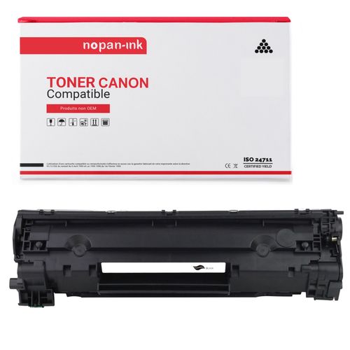 Nopan-Ink - X1 Toner - Ep712 (Cb435) (Noir) - Compatible Pour Canon Lbp 3010 3100 I-Sensys Lbp-3010 Lbp-3010 B Lbp-3100