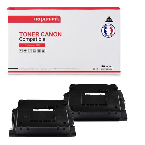 Nopan-Ink - X2 Toners - 039h 0288c001 (Noir) - Compatible Pour Canon Lbp-351 Series Canon Lbp-351 Dn Canon Lbp-351 X Canon Lbp-352 Canon Lbp-352 Dn Canon Lbp-352 X Canon I-Sensys Lbp-350 Series Canon