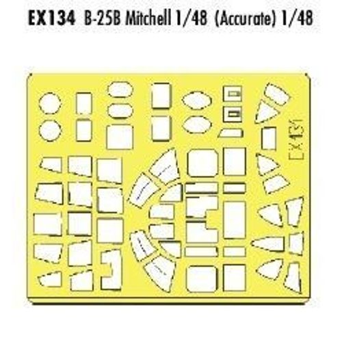 North American Mitchell B-25b (Pour Maquettes Accurate Miniatures) (Fait  Partir De Bande Jaune De Kabuki Japonais)