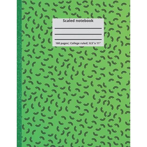 Notebook College Ruled 8.5 X 11: Cute Composition Notebook For School, For Work, Home Office, Home School, Can Serve As Journal For Writing, For Men, For Women, A Good Gift Idea For Any Occasion.   de Press, Witsvine  Format Broch 