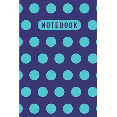 Notebook: Elegant Purple Blue Teal Polka Dot Journal - Lined Journal & Diary For Writing Taking Notes   de Lifezena  Format Broch 
