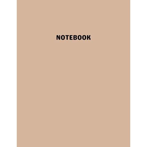 Notebook: Kraft Cover - Composition Notebook - College Ruled 106 Pages - Large 8.5 X 11   de Maxwell, Richard  Format Broch 