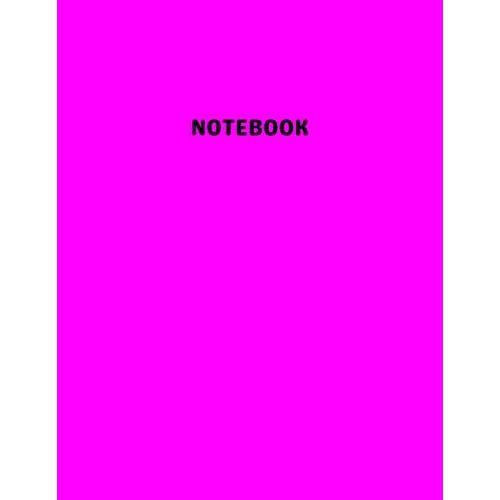 Notebook: Magenta Cover - Composition Notebook - College Ruled 106 Pages - Large 8.5 X 11   de Maxwell, Richard  Format Broch 