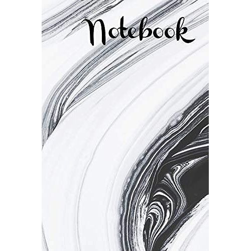 Notebook: Marble Black And Grey Jotter Homework Book Notepad Notebook Composition Jotter And Journal Diary Planner Gift   de Shard Designs  Format Broch 