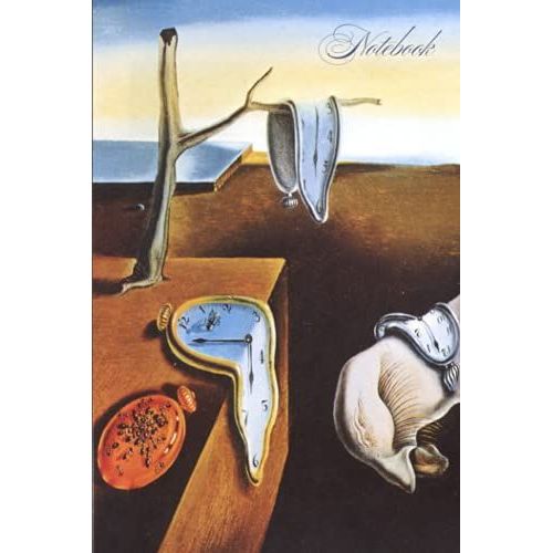 Notebook: Surrealism Art Print Cover - The Persistence Of Memory By Salvador Dali: 6