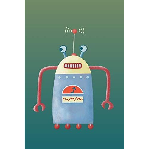 Notes: A Blank Lined Journal With Cute Blue Robot Cover Art   de Squirrell, Nic  Format Broch 