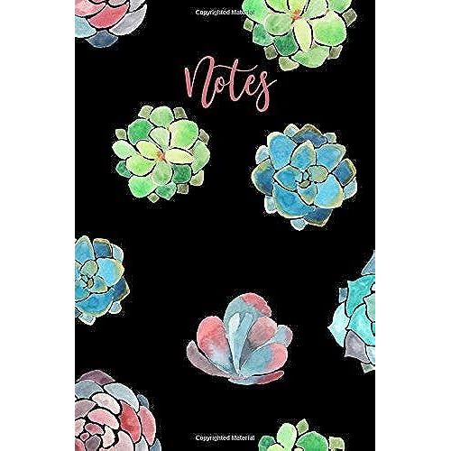 Notes: A Succulent Notebook For Taking Notes And Journaling   de Co, Calm Lakes  Format Broch 