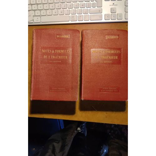 Notes & Formules De L'ingnieur - Lot De 2 Tomes- 21e dition - De Laharpe- Albin Michel