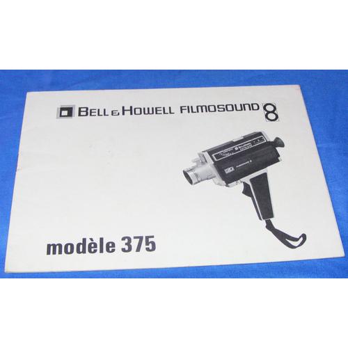 Notice Bell & Howell Filmosound 8 Modle 375 de Collectif