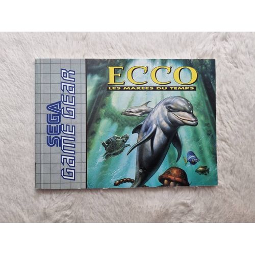 Notice Jeu Ecco Les Mares Du Temps Sur Sega Game Gear Version Franaise