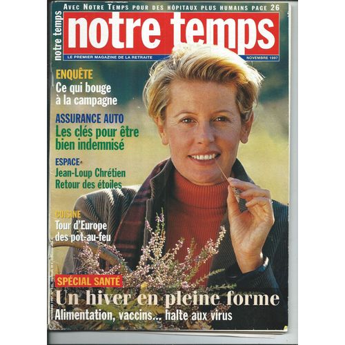 Notre Temps 01/11/1997 Lambert Wilson, Claude Stocard, Roger Fugier, Marc Vivant, Fabrice Sibille, Claude Michelet, Jean-Loup Chrtien, velyne Bouix, Pascal Sevran, Micheline Dax, Gina Lollobrigida