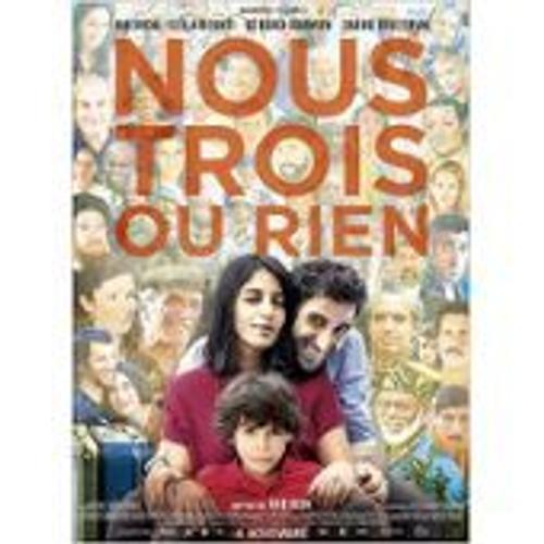 Nous Trois Ou Rien - Kheiron - Leila Bekhti - Grard Darmon - Affiche De Cinma Plie 60x40 Cm