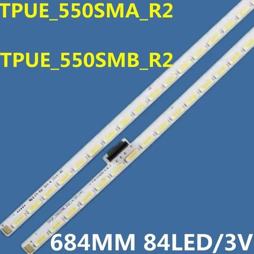 Nouveau 684mm Led Bakclight Bande 84 Lampe Pour 55pus8601/12 55pus7600 Tpue_550sma_R2 Tpue_550smb_R2 Tpt550u1-Fj04ssc1b 1set 2pcs