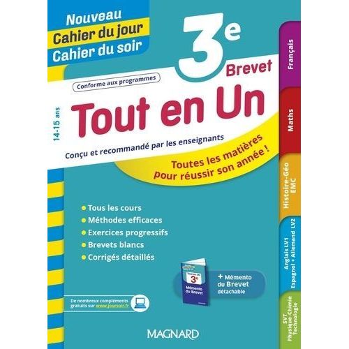 Tout En Un 3e Brevet    Format Beau livre 