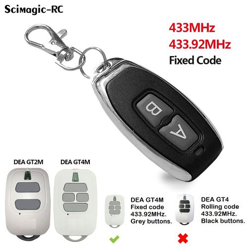 Nouveau Dea Gt2m Gt4m 433,93mhz Tlcommande De Garage Dea Code Fixe Commande De Garage Dea Tlcommande De Portail Dea