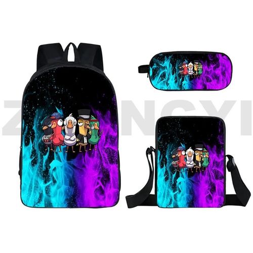 Nouveau Design Goose Goose Duck 3d Sacs  Dos Grand Sac  Dos D'universit Voyage Cool Grande Capacit Etudiant Bookbag Rtro Business Daypack