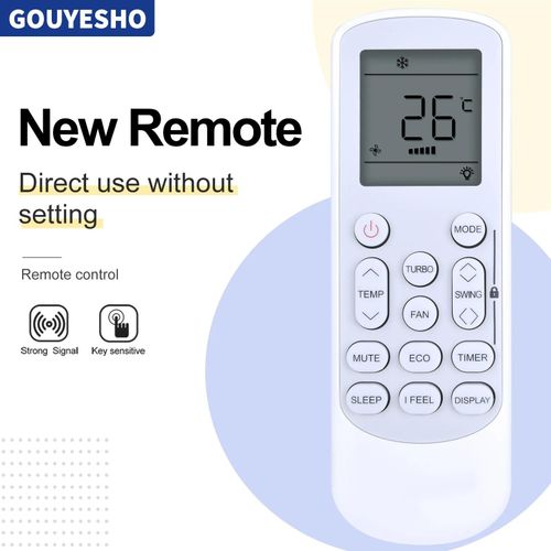Nouveau GYKQ-78 Tlcommande Pour NATO E dtruire izuki UNIX TCL ONIDA Rheem Split type Aircon