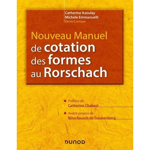 Nouveau Manuel De Cotation Des Formes Au Rorschach    Format Grand Format 