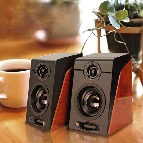 Nouveau MiNi caisson de basses cratif, restauration des anciennes manires, petits haut-parleurs d'ordinateur de bureau et PC avec Interface USB 2.0 et 3.5mm