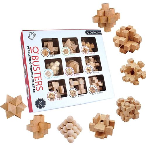 Nouveau non déballéOBEST 9 Pièces 3D Puzzle Cassetête en Bois