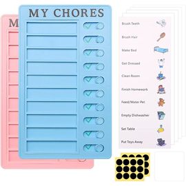 LNSYSNS 2 Pièces Routine Enfant Avec 20 Feuilles Interchangeables