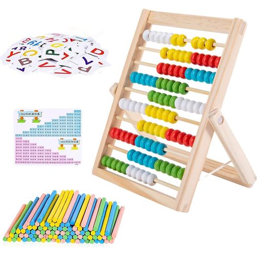 PUZZLE Table De Multiplication En Bois,Numéros Consécutifs En Bois,Bébé Blocs Puzzle