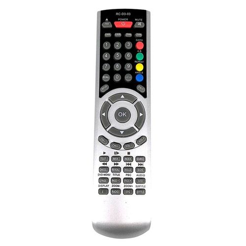 Nouveau remplacement pour TECHNIKA TV/DVD COMBI tlcommande RC-D3-03 Fernbedienung